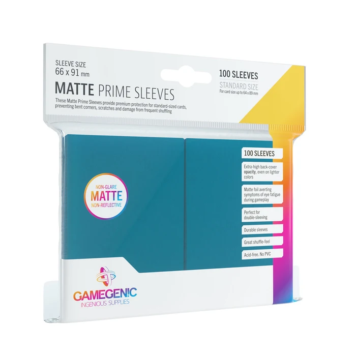 Matte PRIME Sleeves Blue - Gamegenic