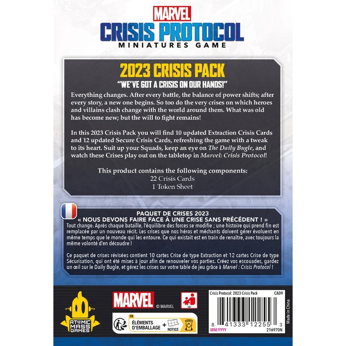 2023 Crisis Pack - Marvel Crisis Protocol