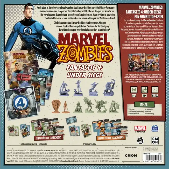 Fantastic 4 Under Siege - Marvel Zombies