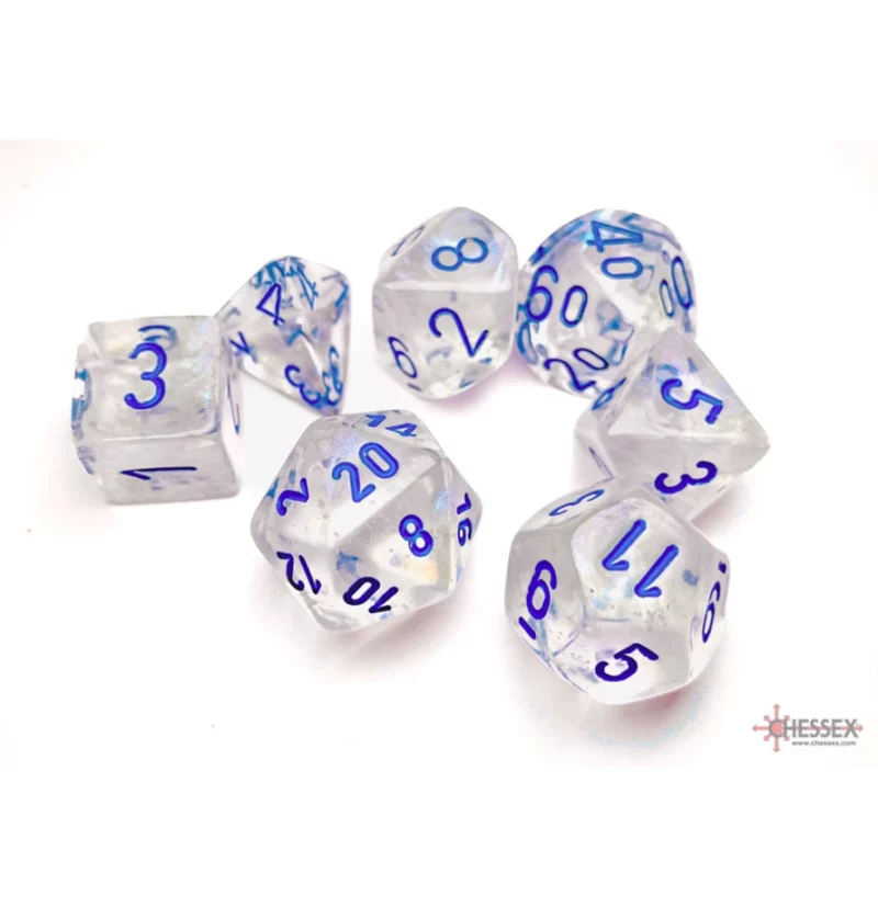 Borealis Icicle/light blue Luminary Polyhedral
