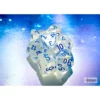 Borealis Icicle/light blue Luminary Polyhedral (7)
