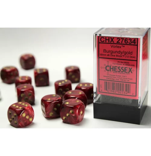 Vortex Burgundy/gold 16mm d6