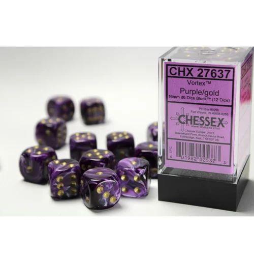 Vortex Purple/gold 16mm d6