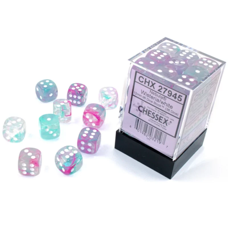 27945-1 Nebula Wisteria/white Luminary 12mm d6 (36)