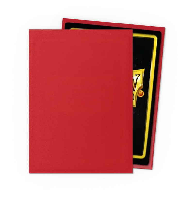 Dragon Shield Crimson Matte Sleeves