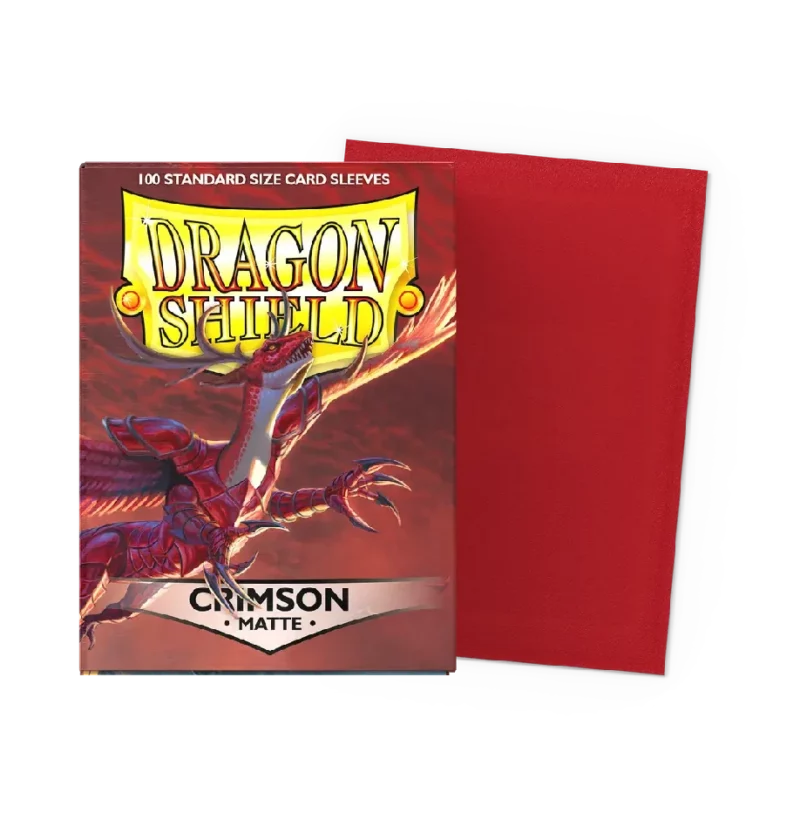 Dragon Shield Crimson Matte Sleeves