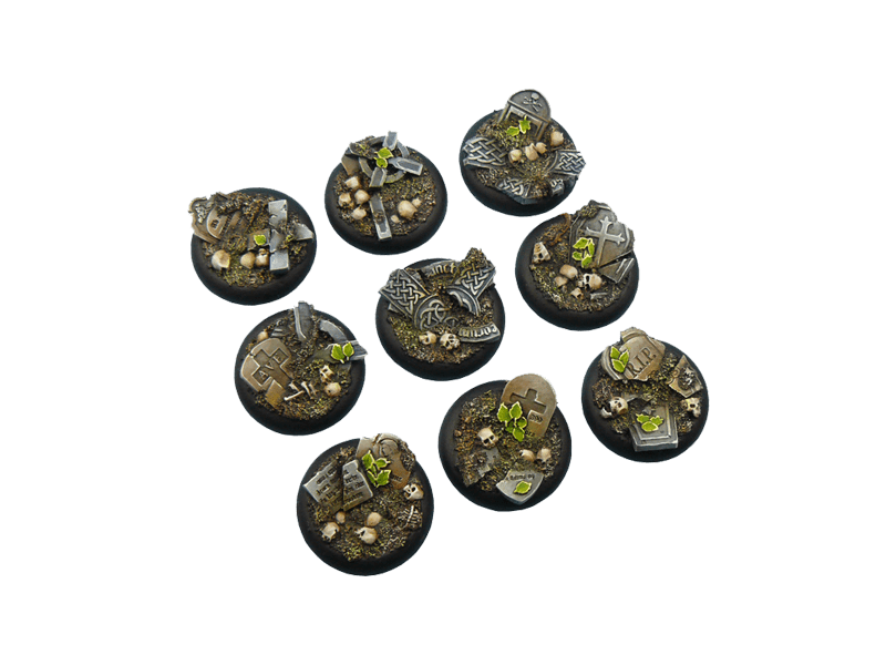 Graveyard Bases, Wround 30mm (5)