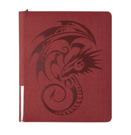 Card Codex Zipster Binder Regular - Blood Red