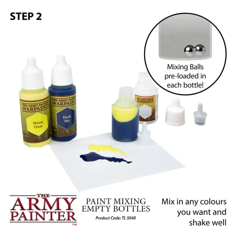 Paint Mixing Empty Bottles-4 Paint Mixing Empty Bottles