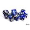Gemini Blue-Steel/white 16mm d6 Gemini Blue-Steel/white 16mm d6