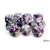 Gemini Purple-Steel/white 16mm d6 (12)