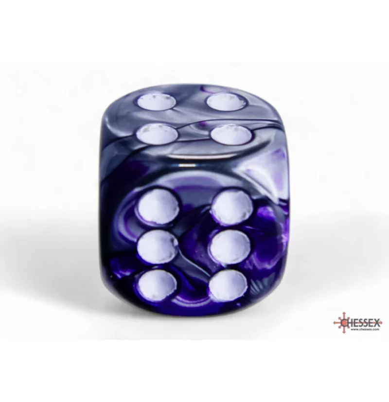 Gemini Purple-Steel/white 16mm d6 (12)