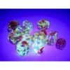 27754-2 Nebula Red/silver Luminary 16mm d6 (12)