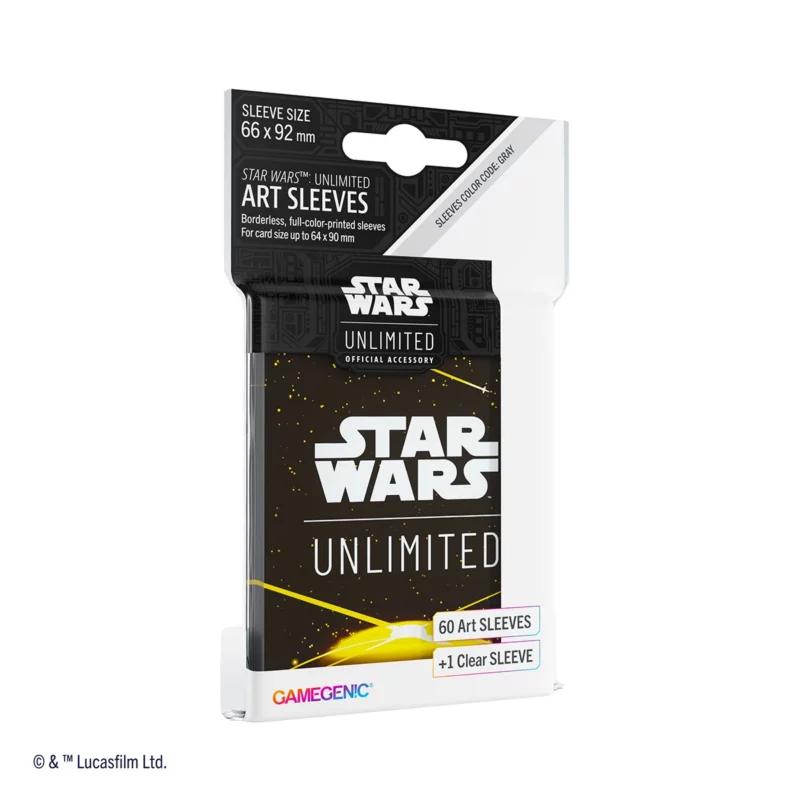 Unlimited Art Sleeves - Card Back Yellow