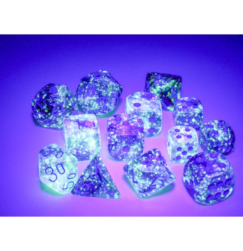Chessex Nebula Nocturnal/blue Luminary 12mm d6 (36)