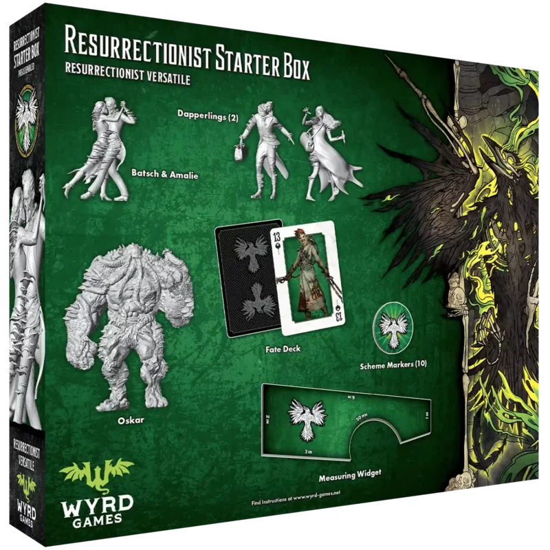 Resurrectionists Starter Box back Resurrectionists Starter Box back