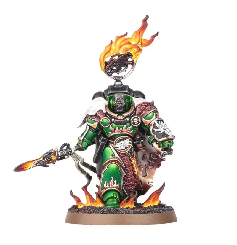 Vulkan He'stan full Vulkan He'stan with a speer and flames