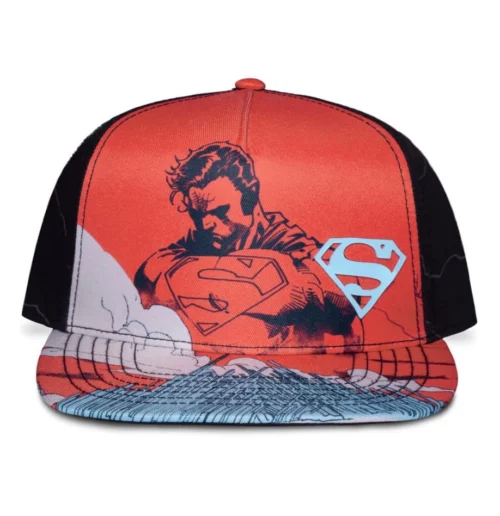 Superman Red Snapback Cap