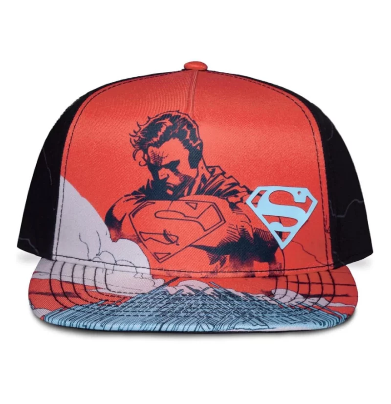 Superman Red Snapback Cap Superman Red Snapback Cap
