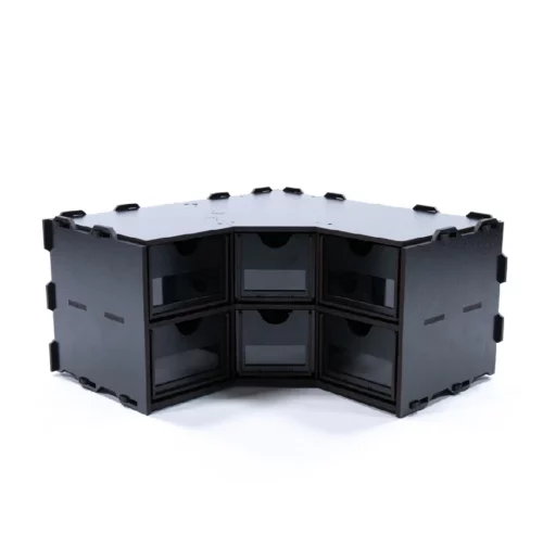 Black Racks Eckteil mit Schubladen KWG0523-1 Black Racks Eckteil mit Schubladen KWG0523-1