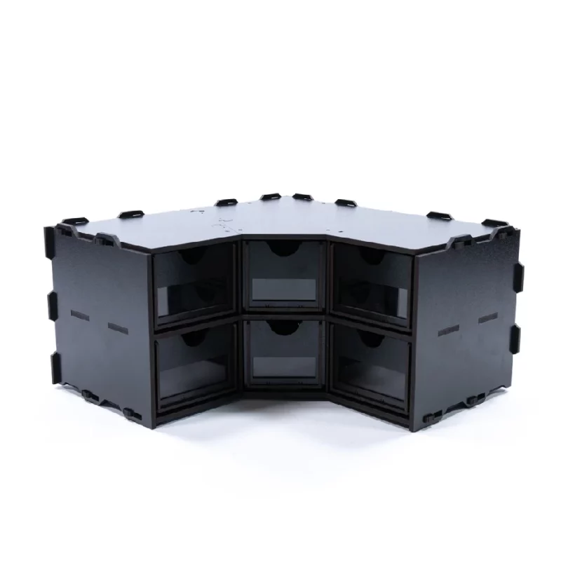 Black Racks Eckteil mit Schubladen KWG0523-1