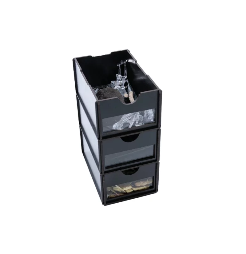 Black Racks Eckteil mit Schubladen KWG0523-1 Schubladen