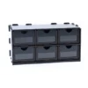 Black Racks Schubladen Schrank (3) KWG0523-9 Black Racks Schubladen Schrank (3) KWG0523-9