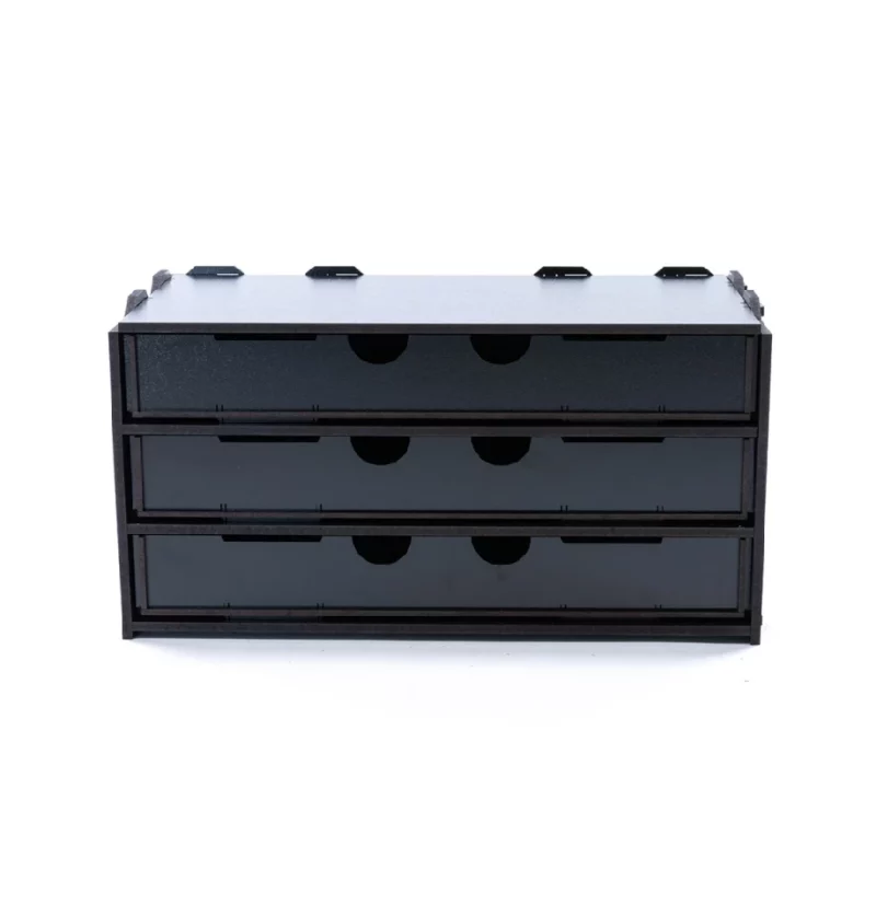 Black Racks Schubladen Schrank KWG0523-8 front view Black Racks Schubladen Schrank KWG0523-8 front view