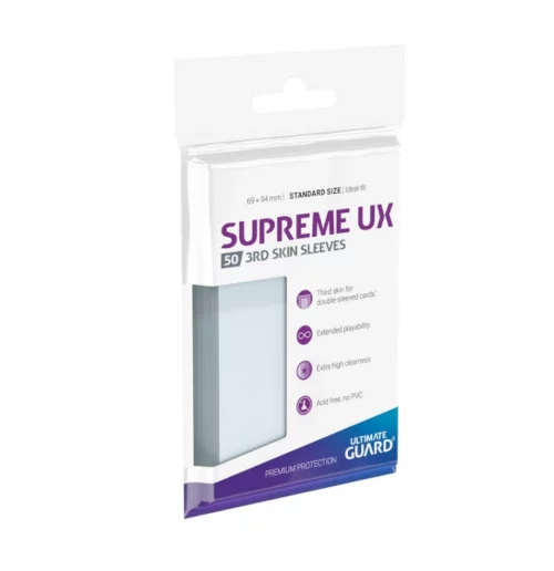 Supreme UX 3rd Skin Sleeves Transparent (50) Supreme UX 3rd Skin Sleeves Transparent (50)