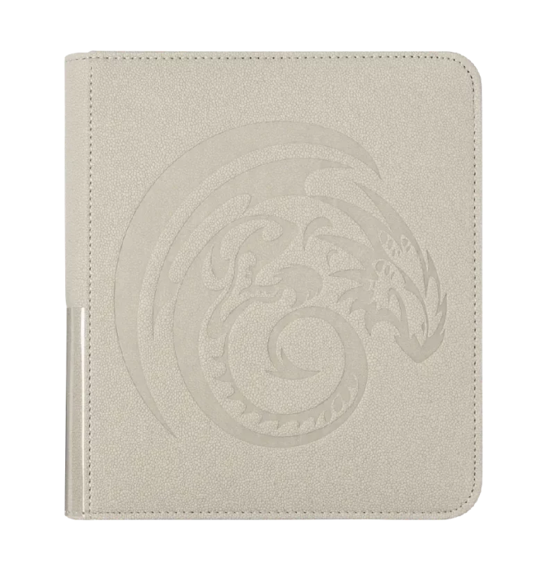 Zipster Binder Small - Ashen White