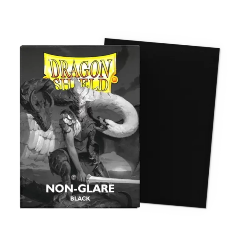 Dragon Shield Black Non Glare Matte Sleeves Dragon Shield Black Non Glare Matte Sleeves