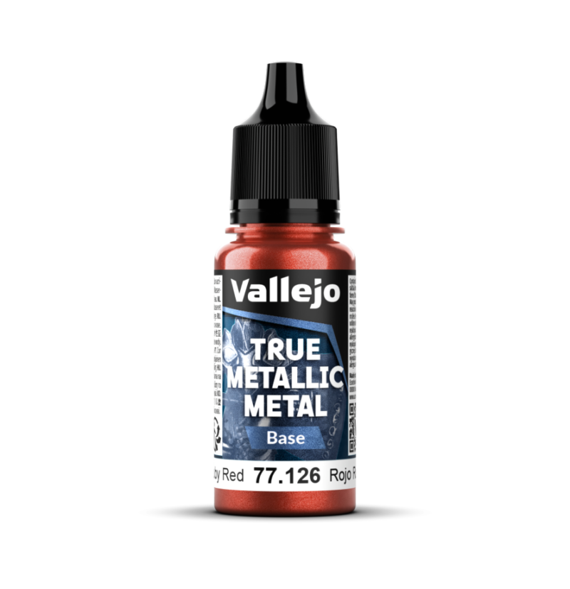 77126-1 Vallejo TMM Base 126 - Ruby Red