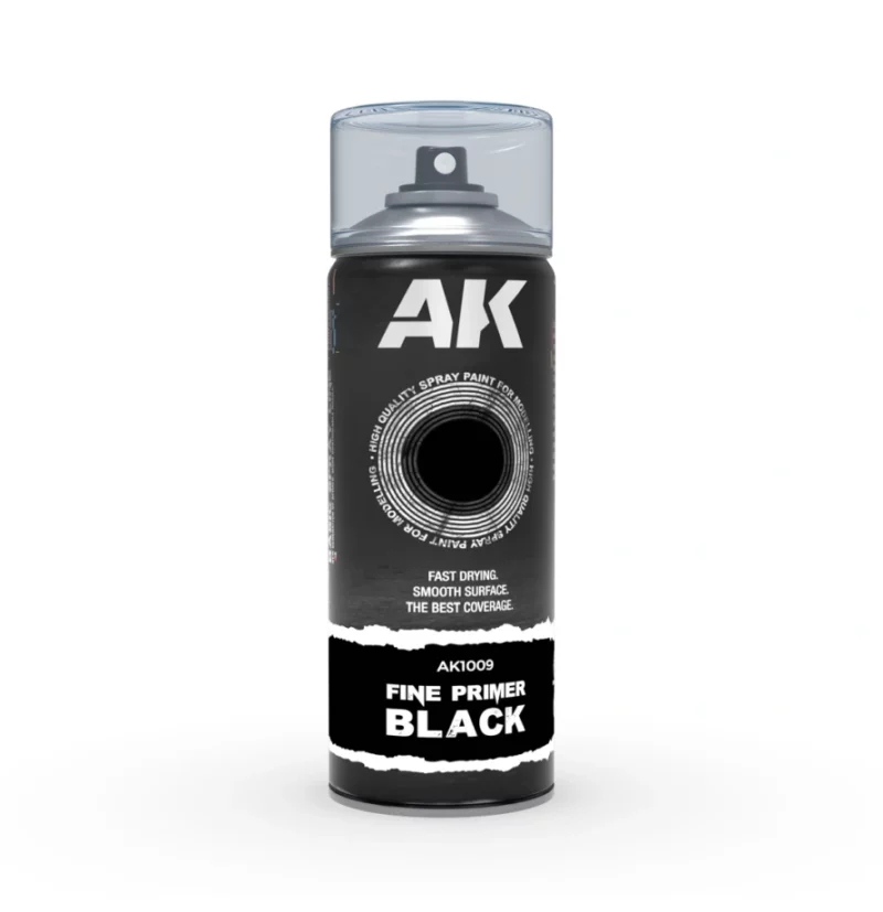 AK Fine Primer Spray Black