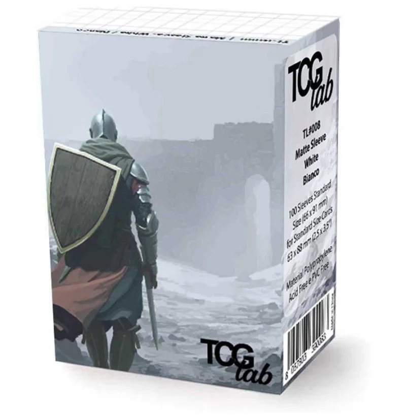 TcgLab Matte Ultra Clear Sleeves Bianco