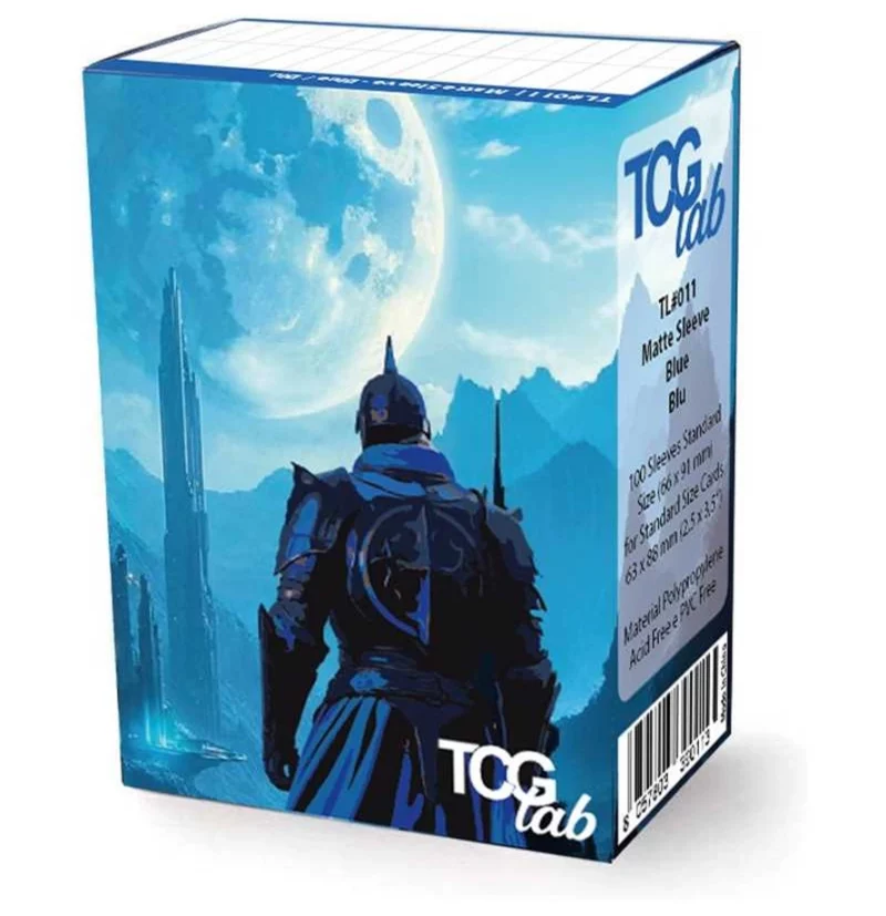 TcgLab Matte Ultra Clear Sleeves Blu