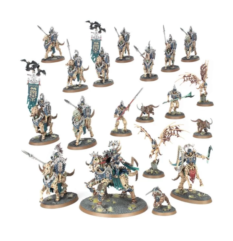 Spearhead Ossiarch Bonereapers: Kavalos Vanguard