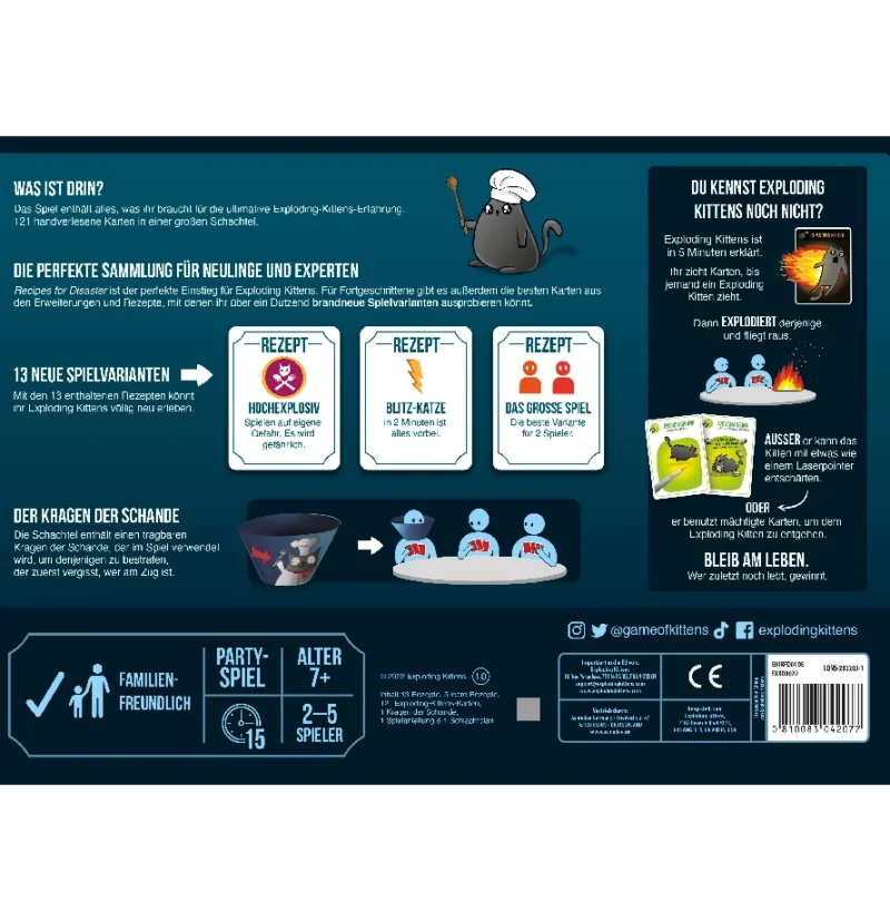 Exploding Kittens - Recipes for Disaster