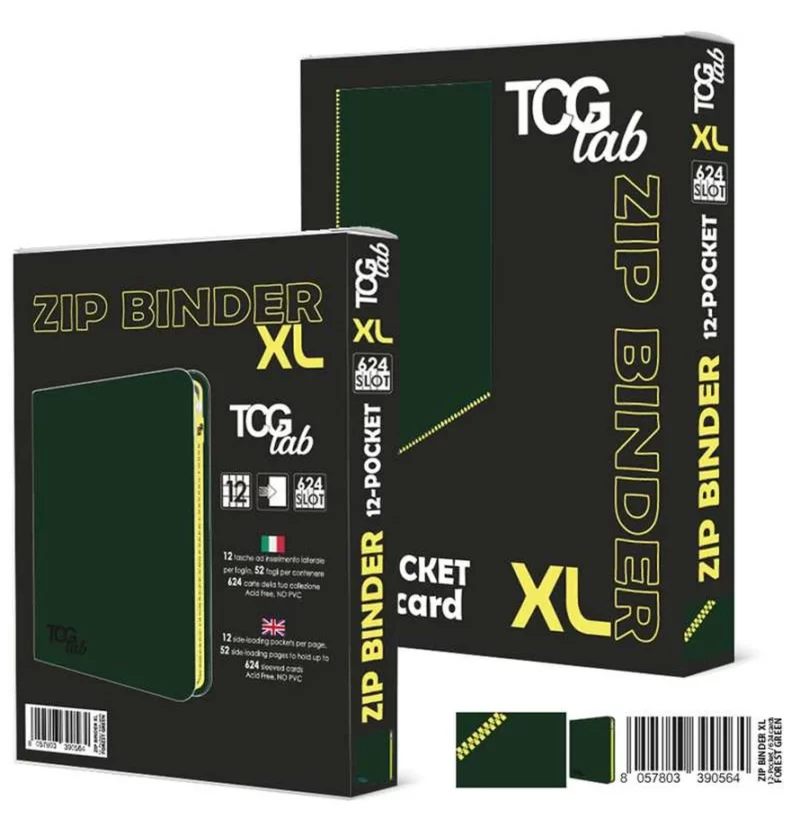 TcgLab 12-Pocket TCG Binder Grün TcgLab 12-Pocket TCG Binder Grün