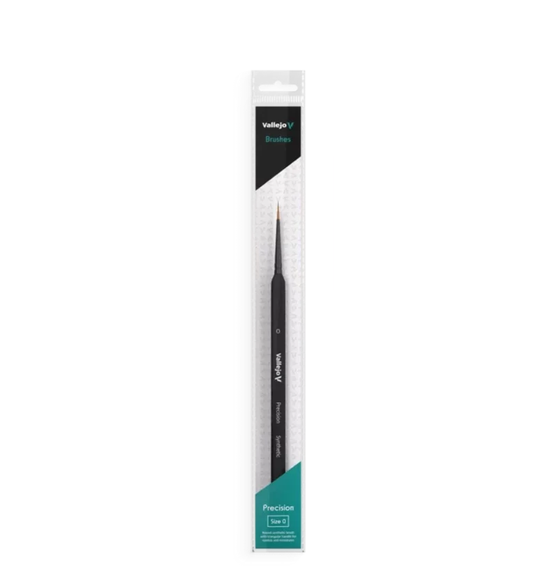 Round Precision Brush 0 - Triangular Handle