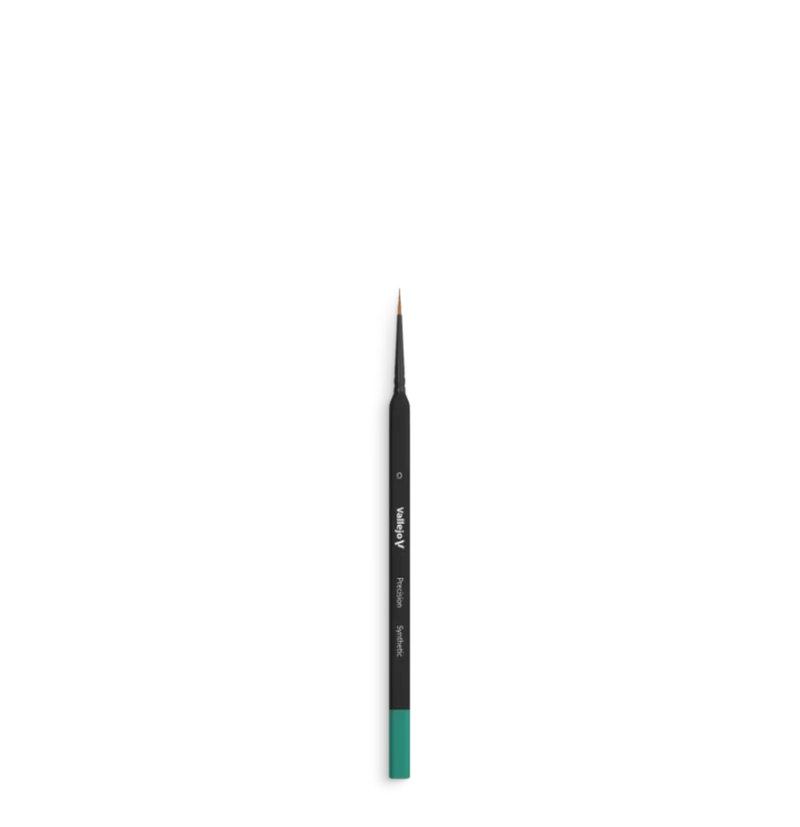 Round Precision Brush 0 - Triangular Handle