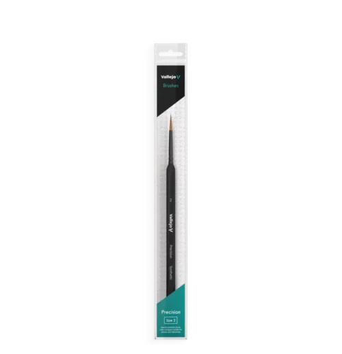 Round Precision Brush 2 - Triangular Handle