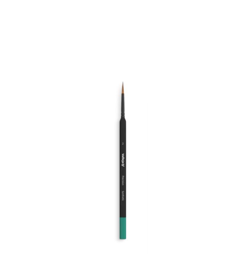 Round Precision Brush 2 - Triangular Handle