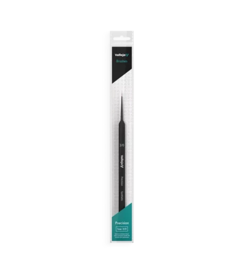 Round Precision Brush 3/0 - Triangular Handle