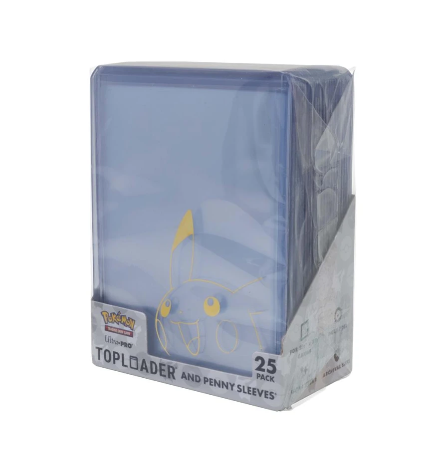 Pikachu Toploader and Penny Sleeves Combo Pack (25)