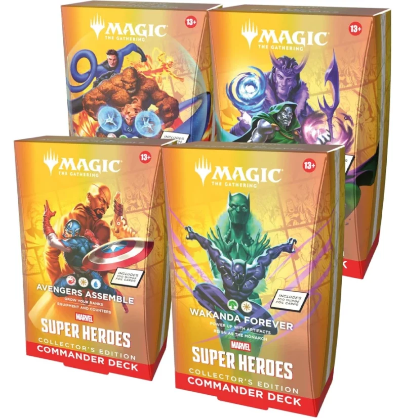 Das Marvel Super Heroes Collector's Edition Commander Deck Set