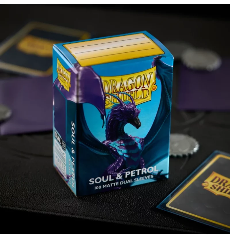 5706569150709-2 Dragon Shield Soul & Petrol Dual Sleeves