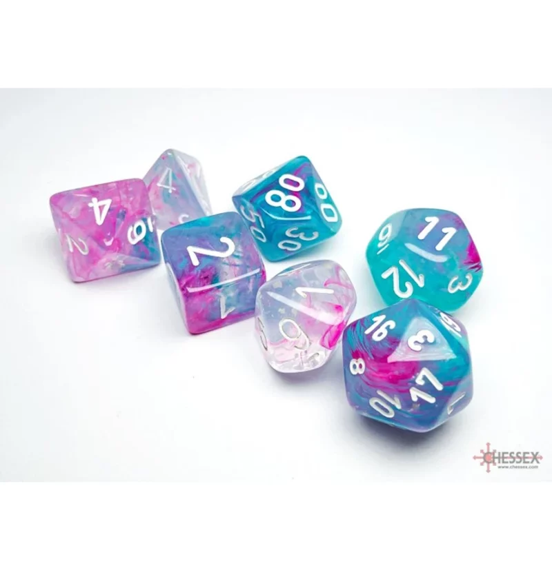 601982032166-1 Chessex Nebula Wisteria/white Luminary Polyhedral (7)