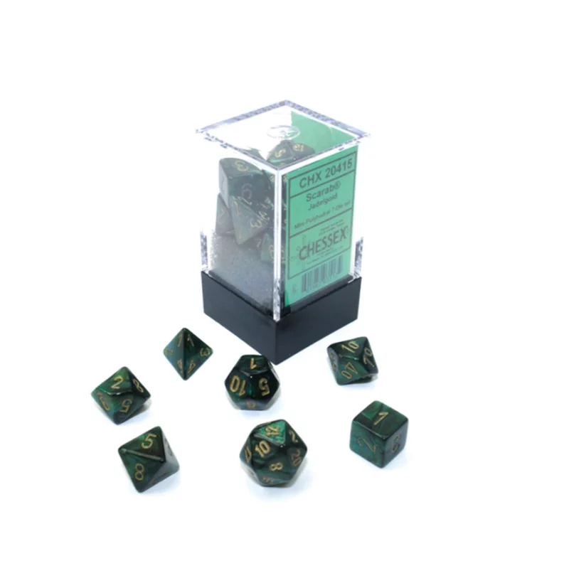 601982035174-1 Chessex Nebula Mini-hedral Nocturnal/blue Luminary (7)