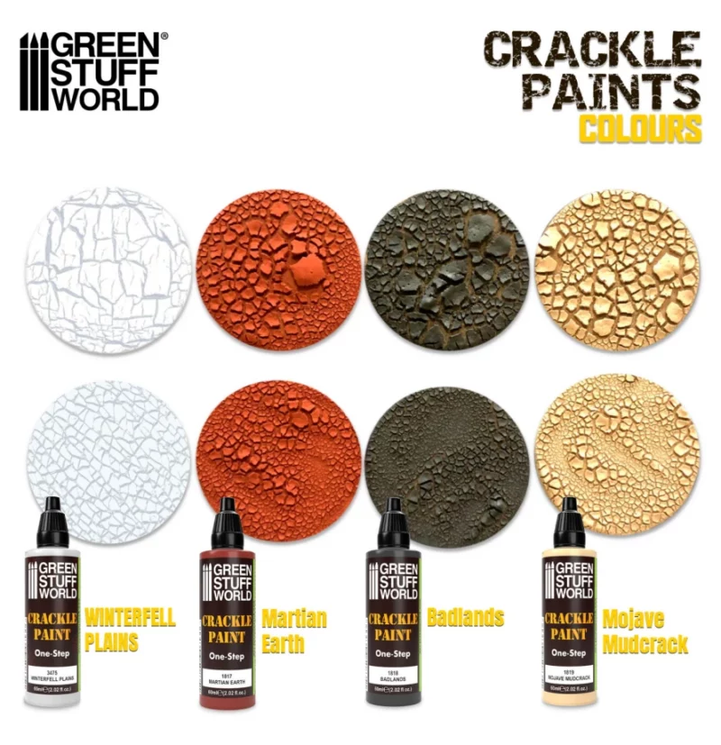 Green Stuff World  Acrylic Crackle Paint - Winterfell Ebenen (60ml)