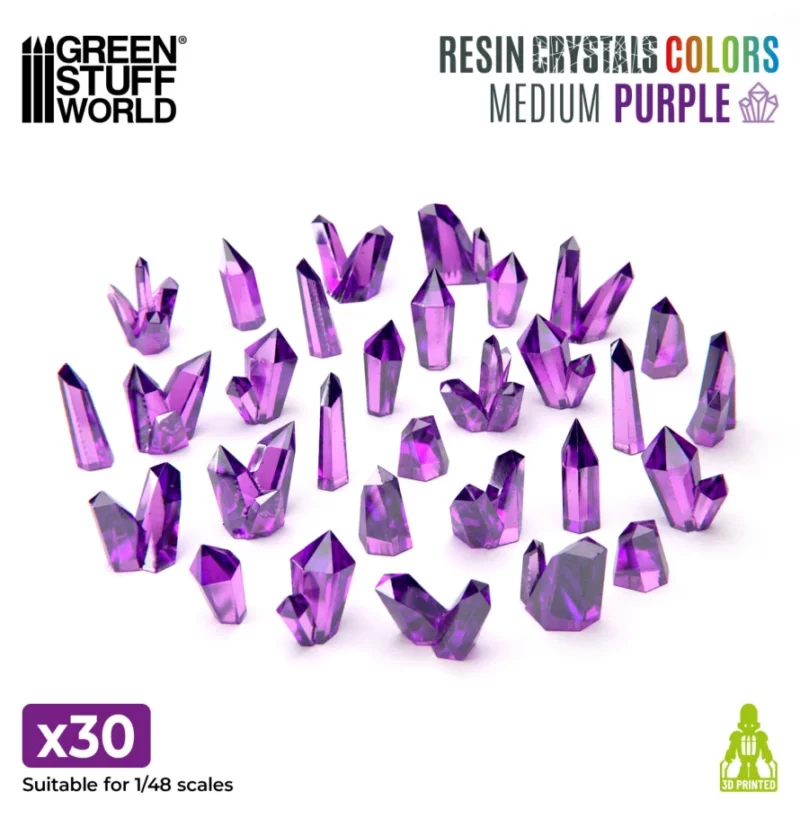 Green Stuff World Crystals (M) - Purple